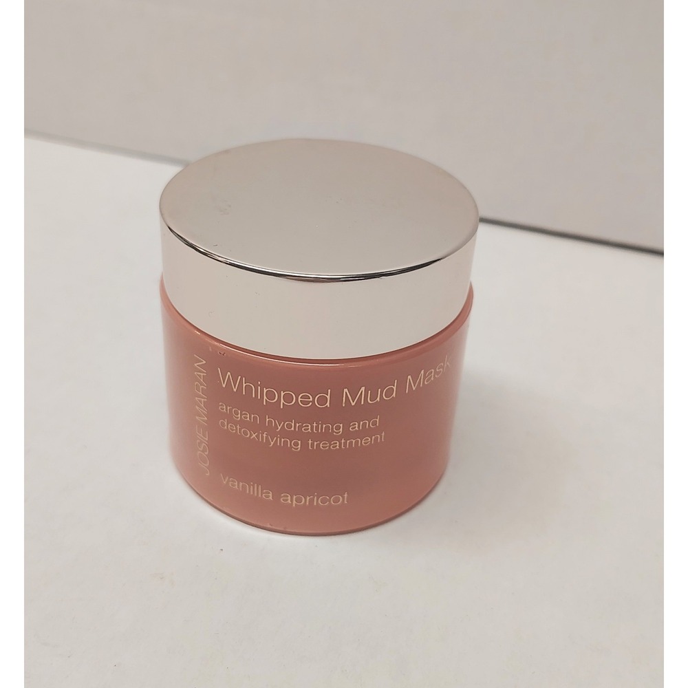 Josie Maran Whipped Mud Mask Argan Hydrating Detoxifying Vanilla Apricot NEW